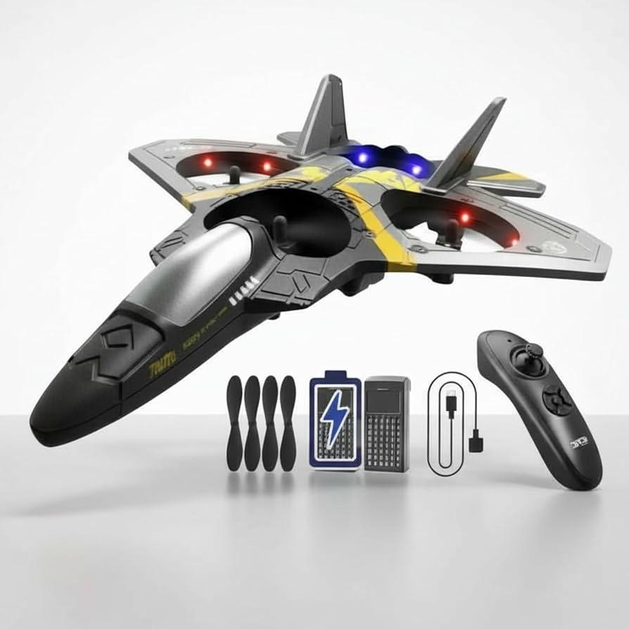 Avion Drone Nave combate dual giros rc
